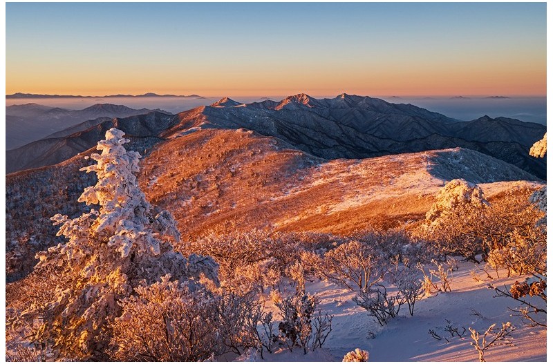 덕유산설경